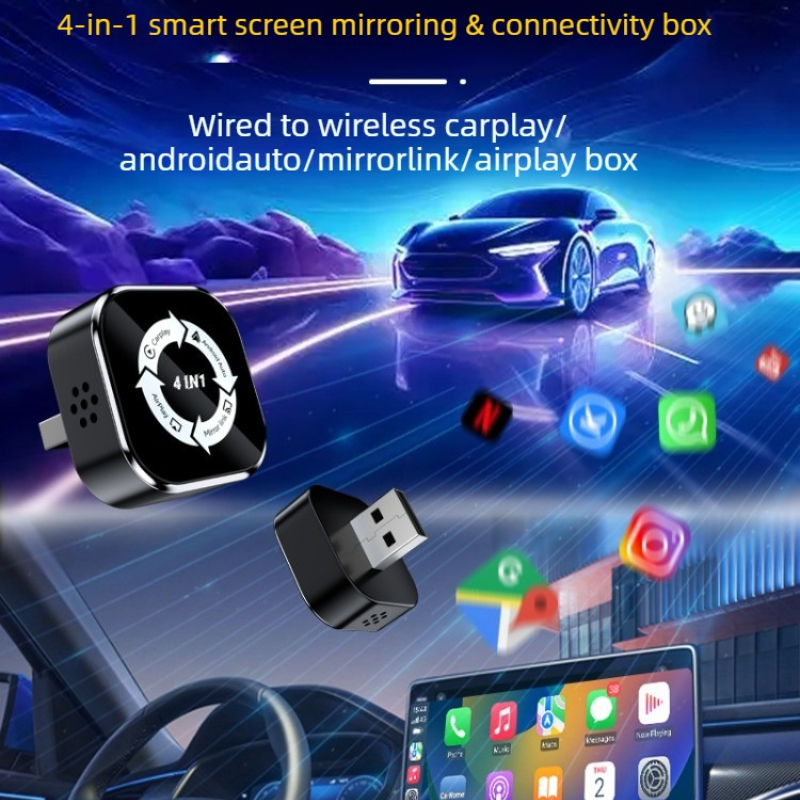 4-in-1 Wireless CarPlay Androi - Smartwatch Universal recensie en prijs