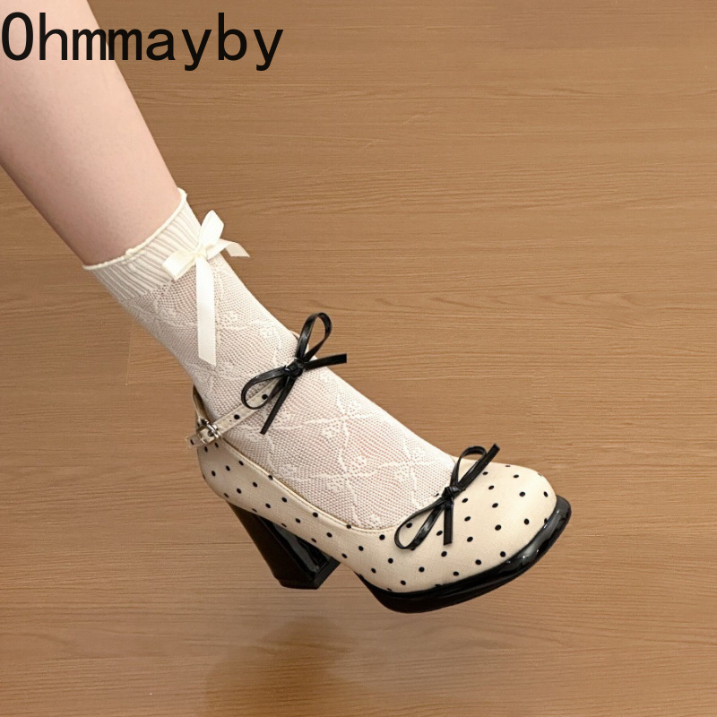 Platform Thick Heel Women Mary - Leather Classic Strap recensie en prijs