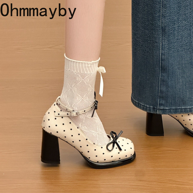 Platform Thick Heel Women Mary - Leather Classic Strap recensie en prijs