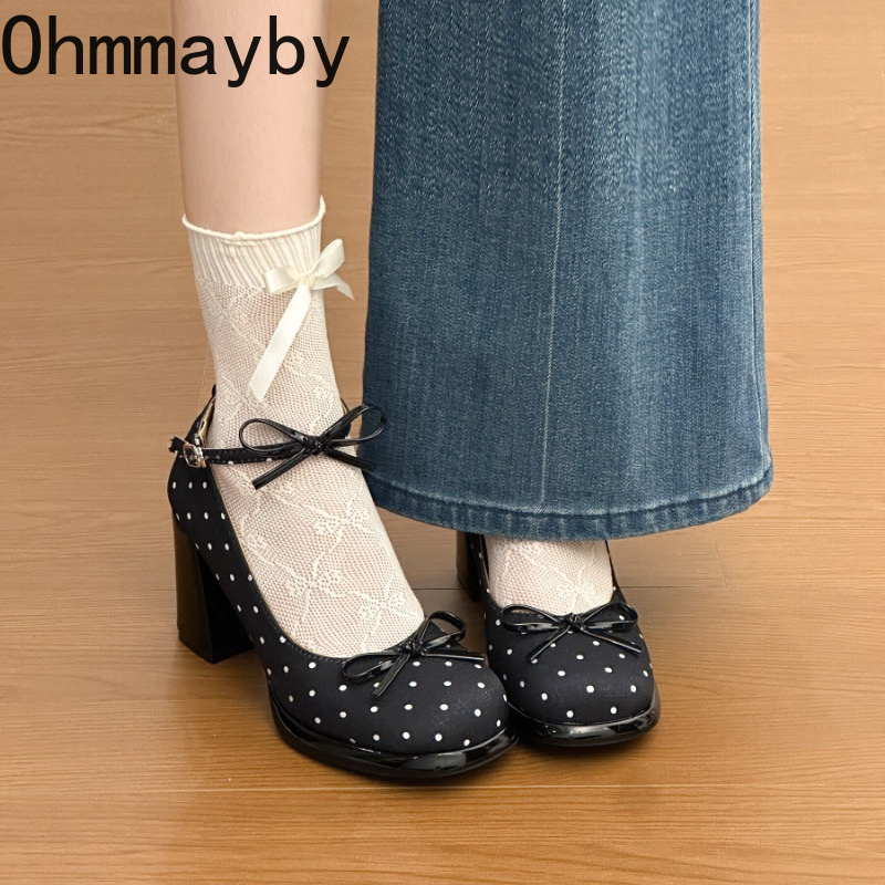Platform Thick Heel Women Mary - Leather Classic Strap recensie en prijs