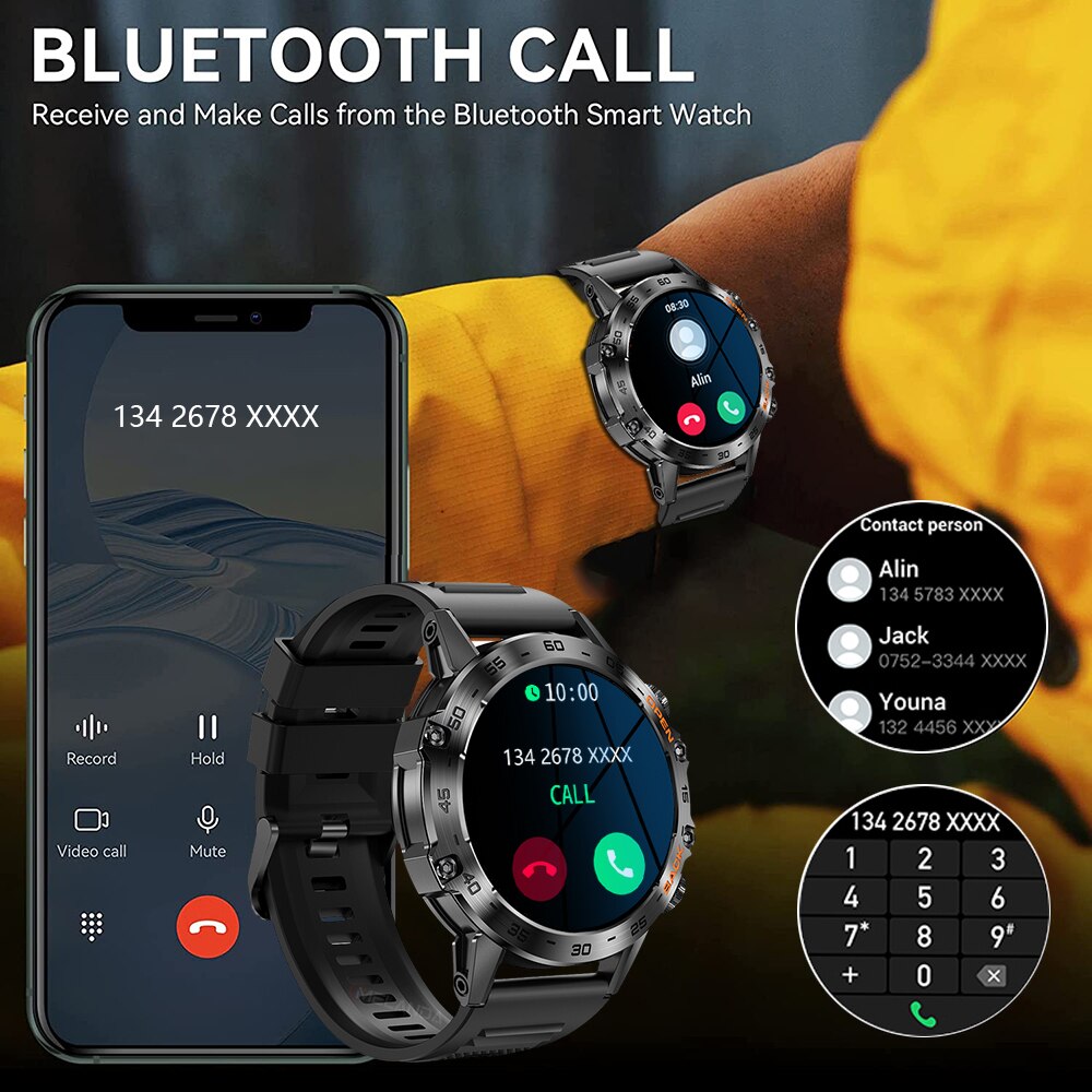 MEVADEN Steel 1.39 inch Men Lu - Smartwatch Face recensie en prijs