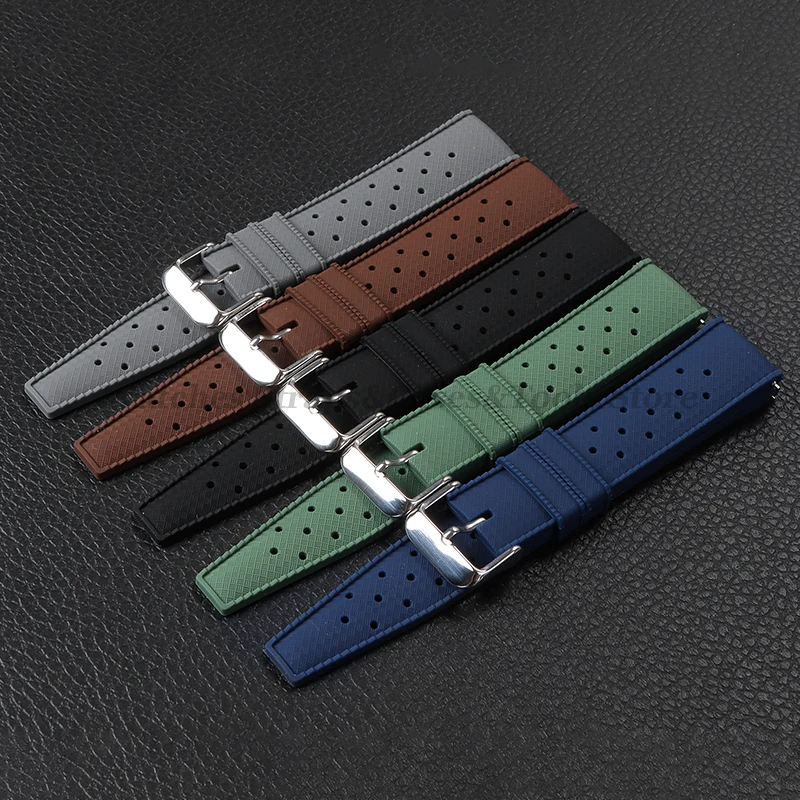 Tropic Silicone Watch Strap 18 - Fossil Smartwatch Accessories recensie en prijs