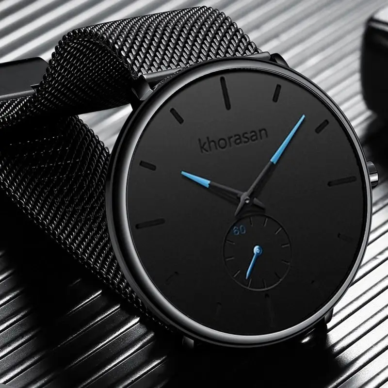 YOLAKO Mens Fashion Minimalist - Stainless Mesh Band recensie en prijs