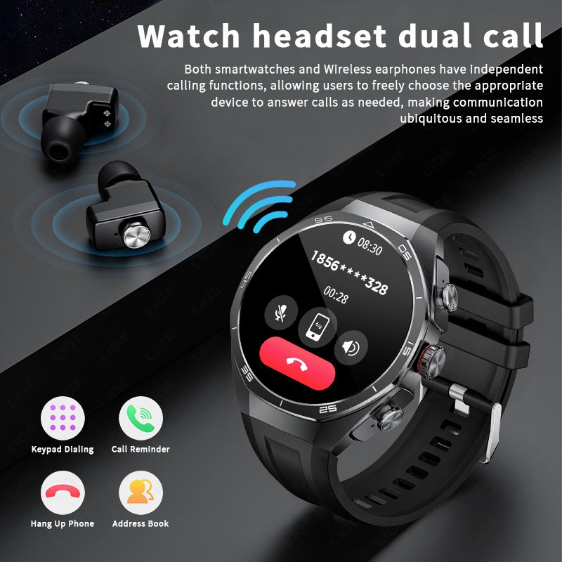 2026 NEW For Android TWS Music - Smartwatch Headset recensie en prijs