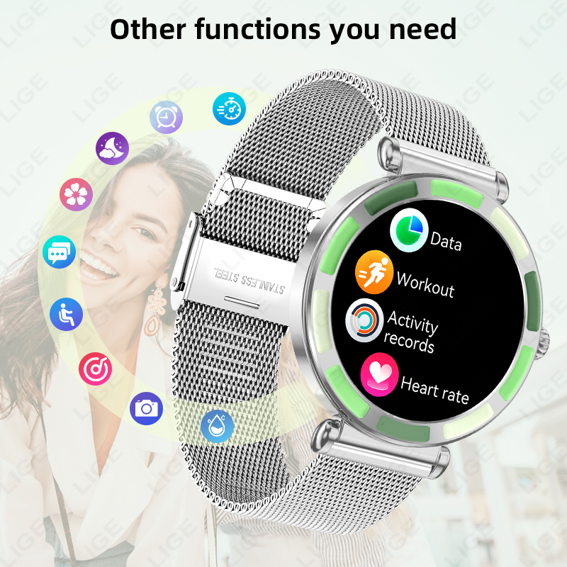 LIGE Luxury Women Smart Watche - Smartwatch Custom recensie en prijs