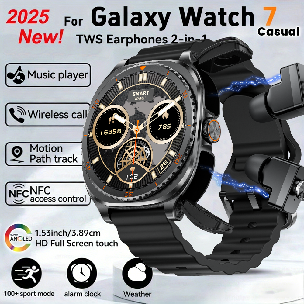 TWS 2in 1 Smart Watch with Hea - Smartwatch Headset recensie en prijs
