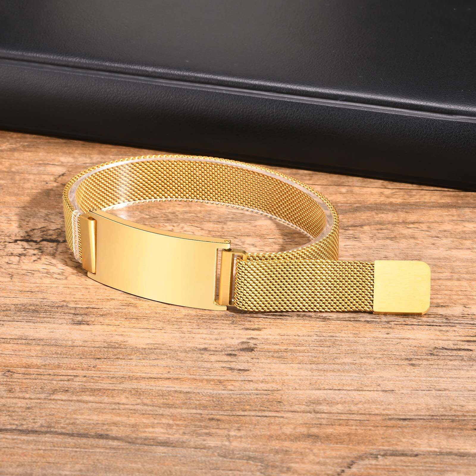 Persoanlized Medical Alert ID  - Stainless Mesh Band recensie en prijs