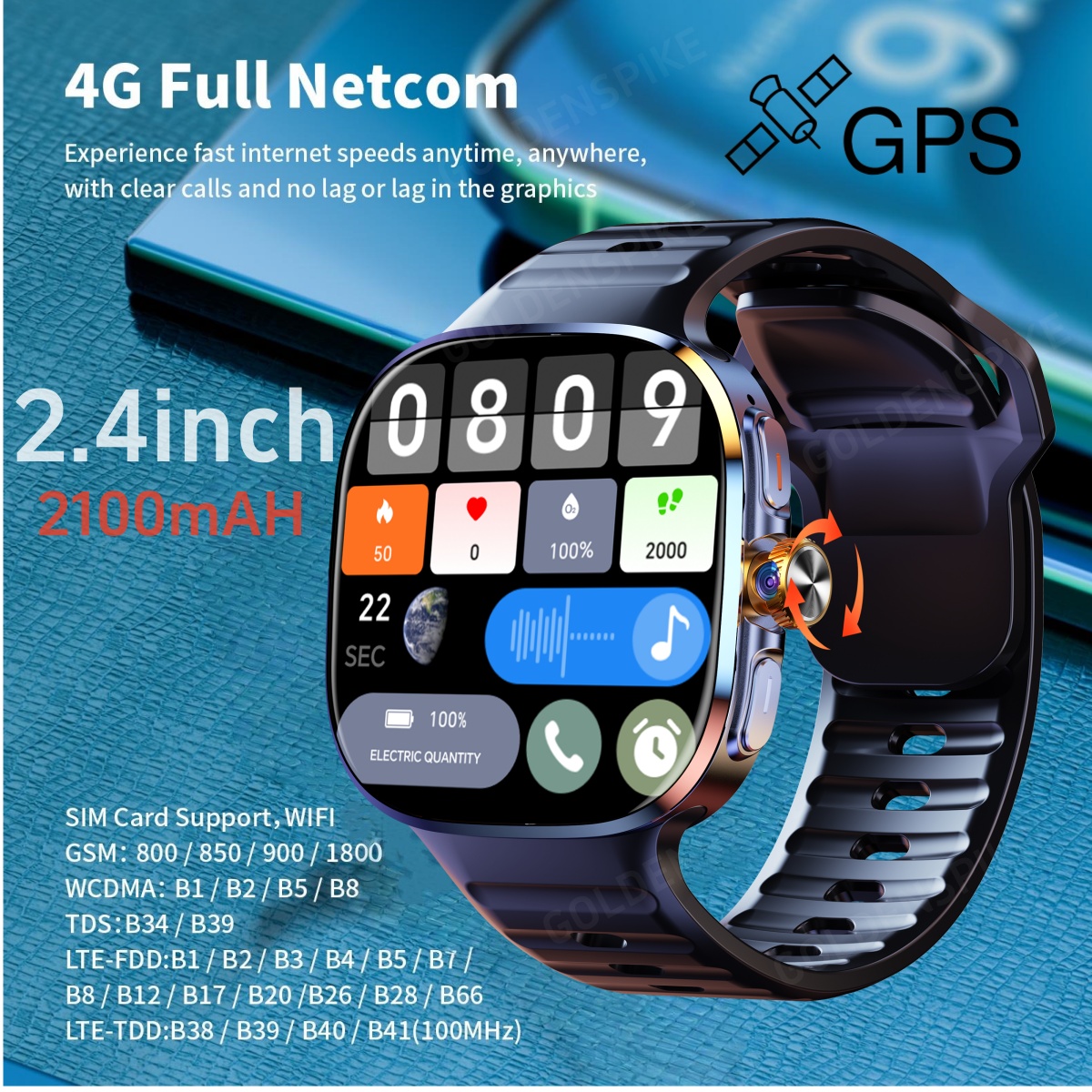 32GB+512GB M99 Smart Watch 4G  - Smartwatch Store recensie en prijs