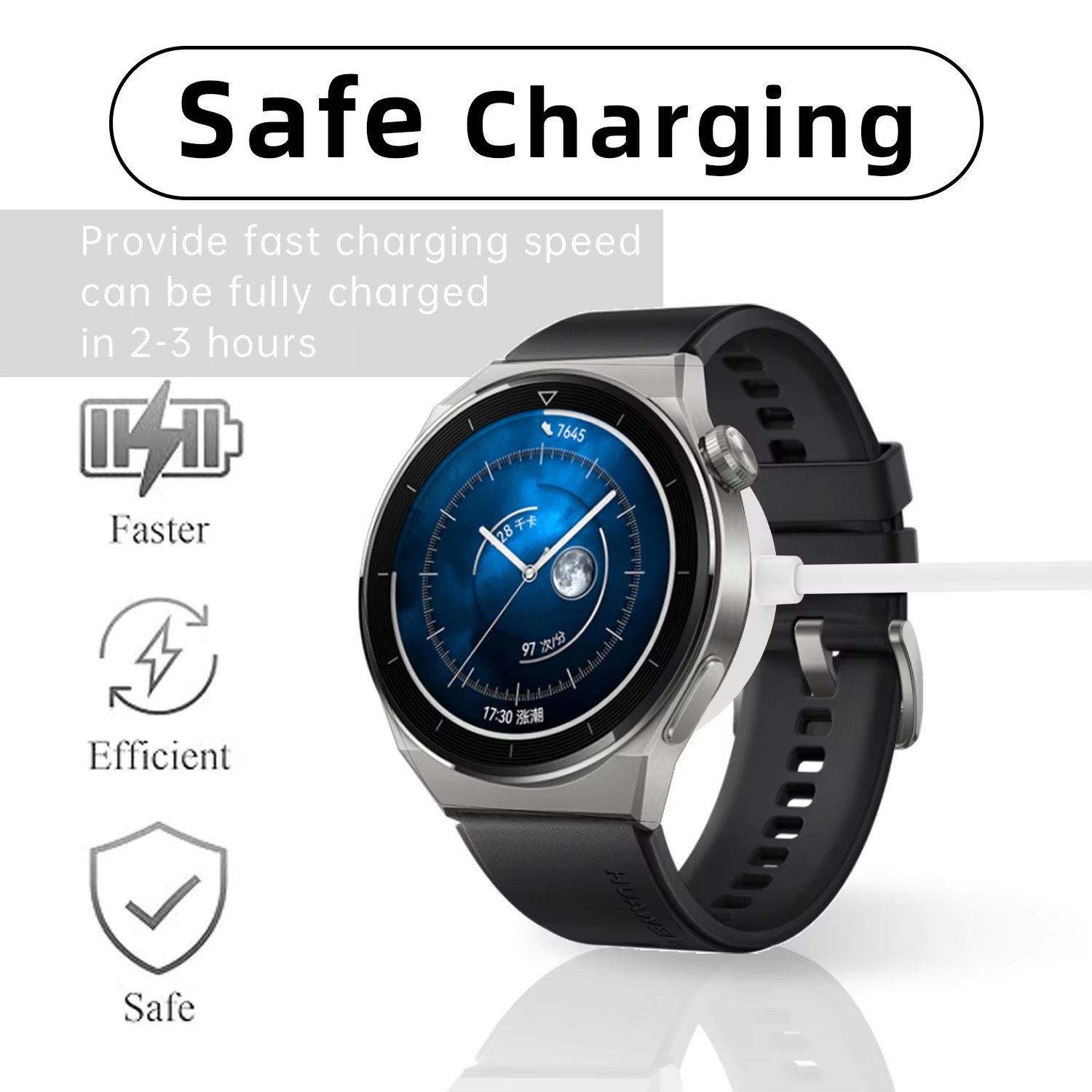 Smartwatch Charging Cable - Ma - Android Smartwatch Accessories recensie en prijs