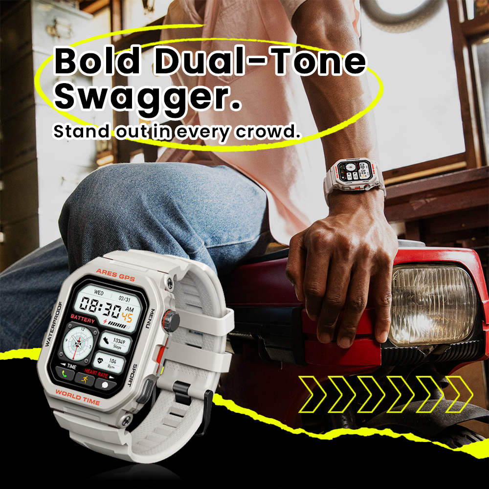 New Zeblaze Ares GPS Smart Wat - Smartwatch Face recensie en prijs