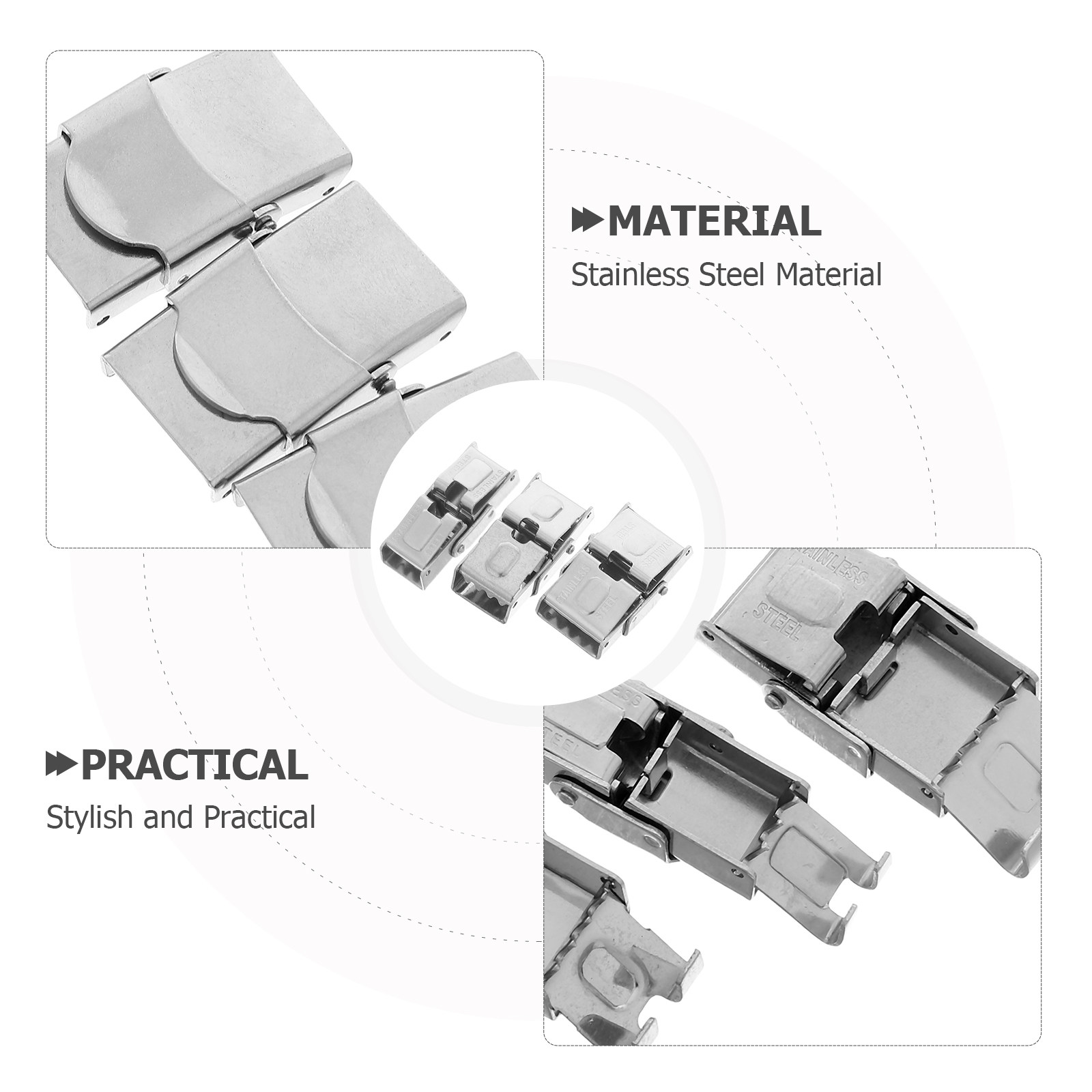 15Pcs Hand Watch Stainless Ste - Stainless Mesh Band recensie en prijs