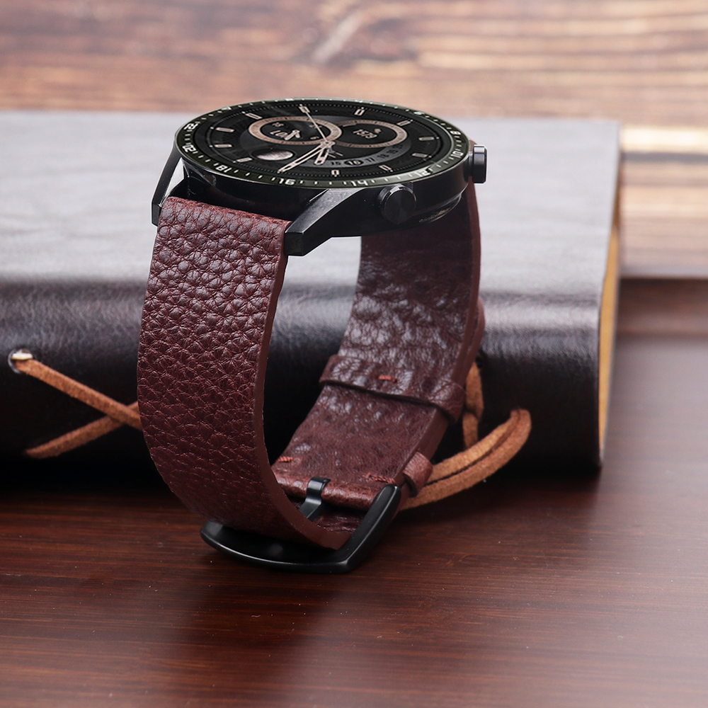 22mm Genuine Calfskin Leather  - Smartwatch Accessories Shop recensie en prijs