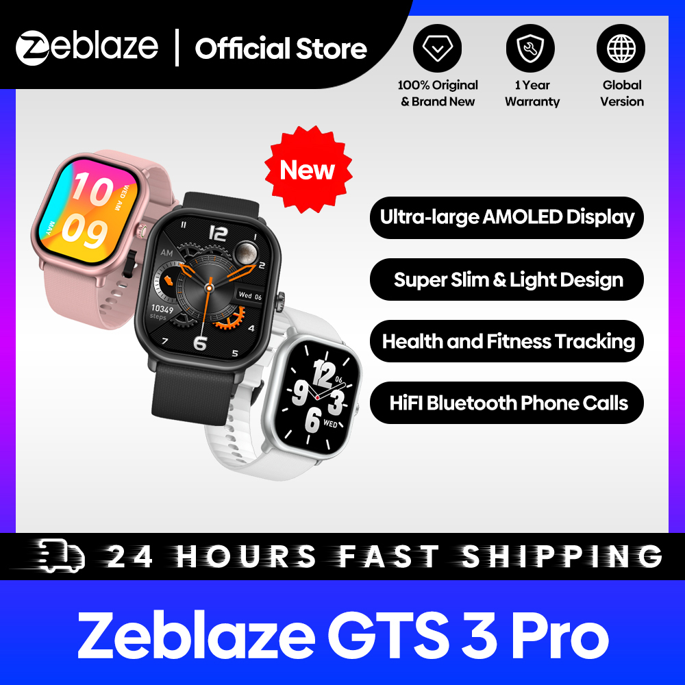 New Zeblaze GTS 3 Pro Voice Ca - Smartwatch Face recensie en prijs