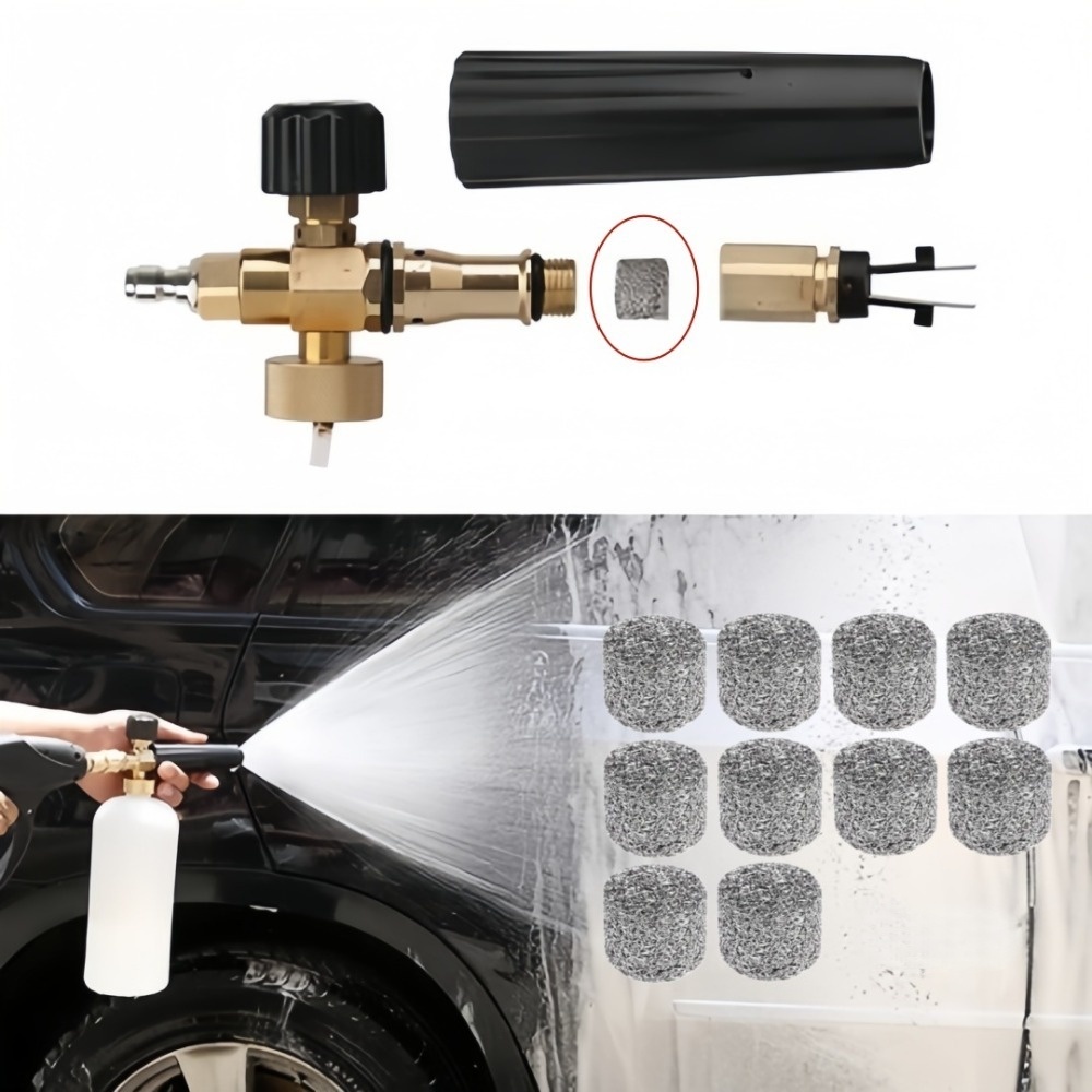 6pcs Car Wash High Density Foa - Stainless Mesh Band recensie en prijs