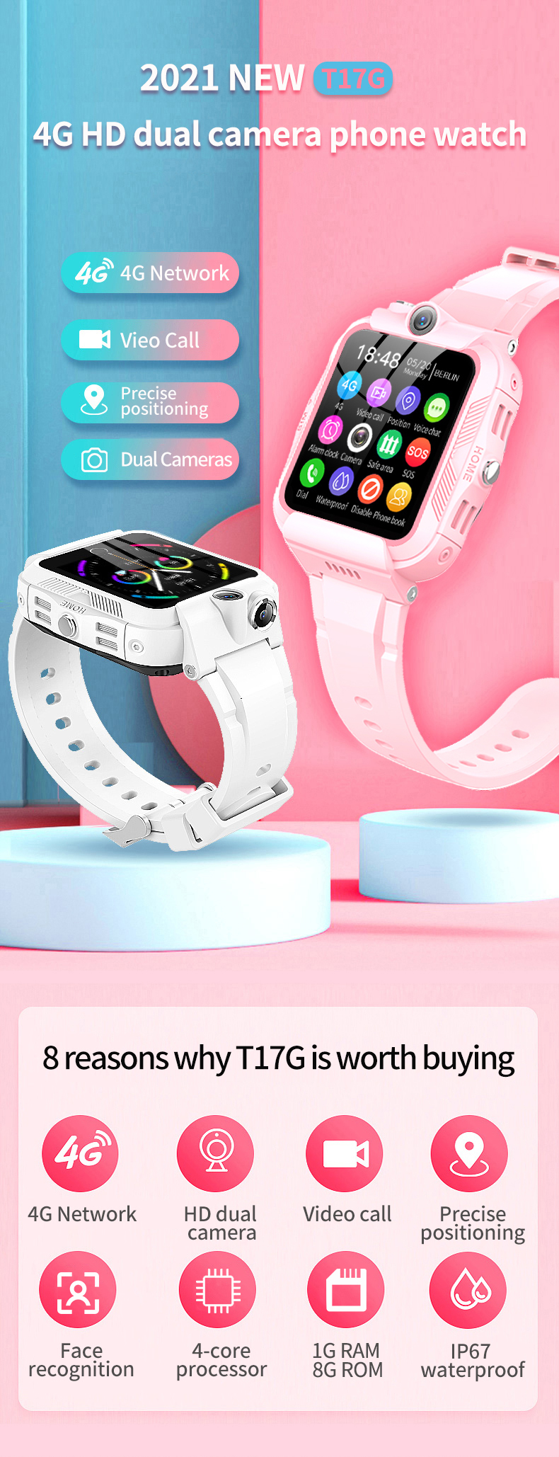 Kids Smart Watch 4G Sim Card S - Smartwatch Store recensie en prijs