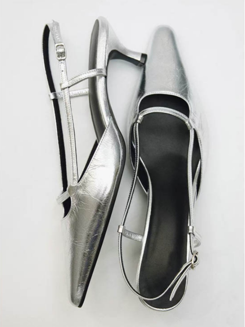 Women's Slingback Pointed Toe  - Leather Classic Strap recensie en prijs