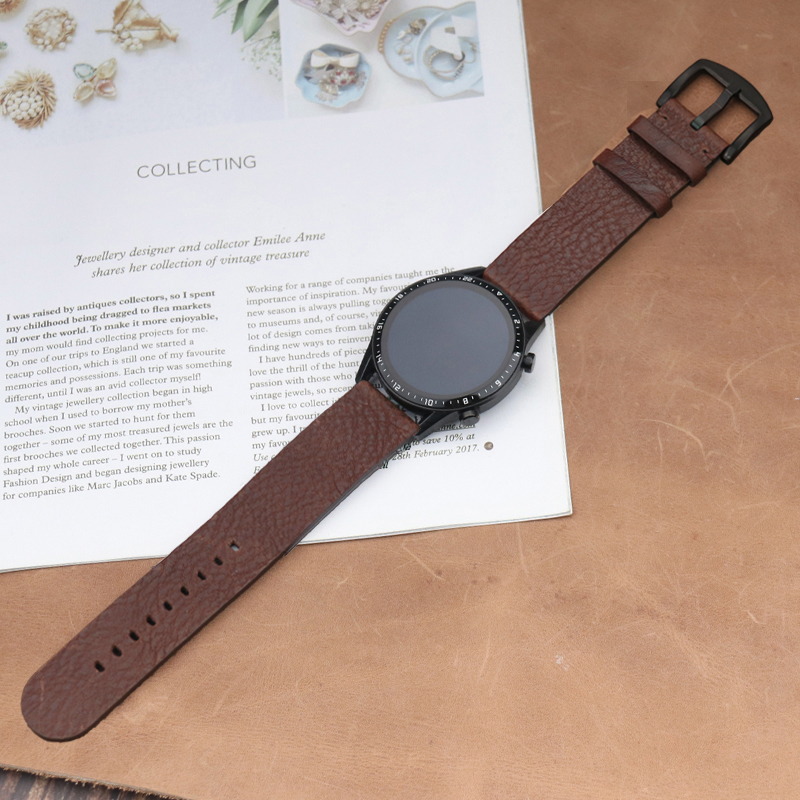 Italian Calfskinl 22mm Watch S - Smartwatch Accessories Shop recensie en prijs