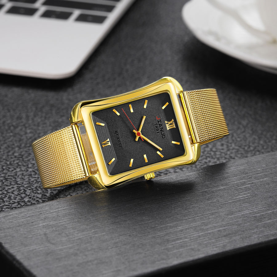 2024 New Trendy Men's Square W - Stainless Mesh Band recensie en prijs