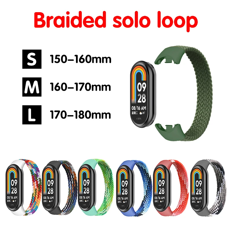 Strap for Mi band 7 8 6 5 Nylo - Solo Loop Strap recensie en prijs