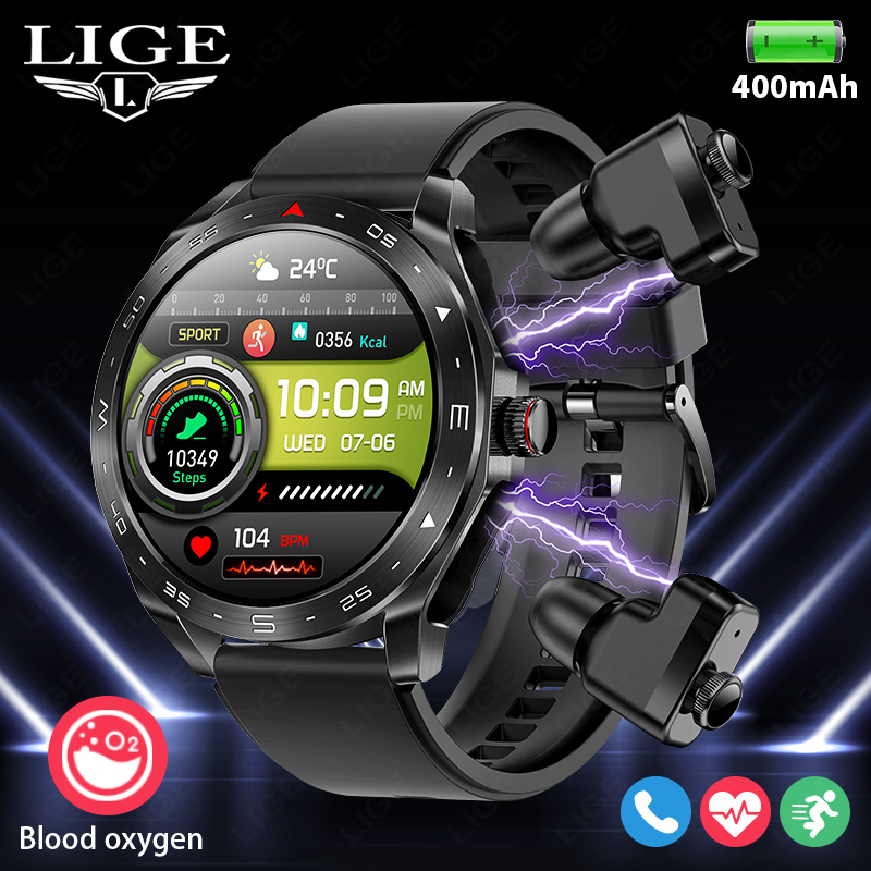 LIGE With Earbuds Bluetooth He - Smartwatch Headset recensie en prijs