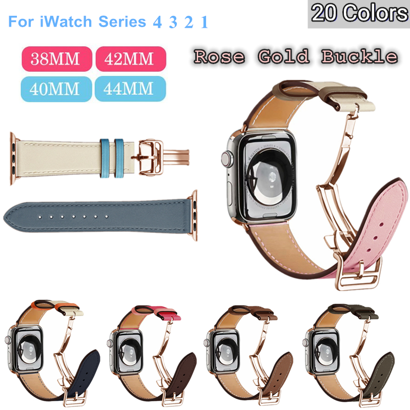Rose Gold Buckle Strap For App - Smartwatch Accessories Shop recensie en prijs