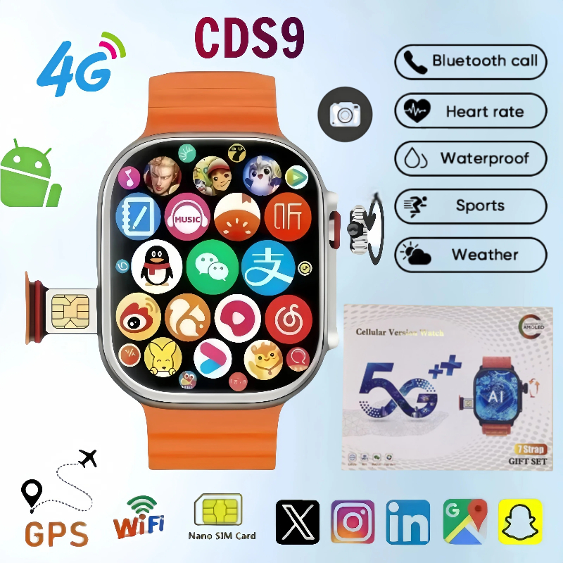 CDS9 Smartwatch Android 4G Net - Smartwatch Store recensie en prijs