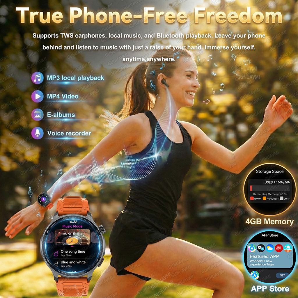 New 4GB Storage Smart Watch GP - Smartwatch Custom recensie en prijs